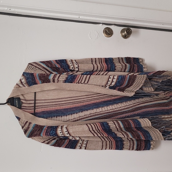 Love marks brand- size L - woman's hippie cardigan ~ Coachella vibes - Picture 4 of 10